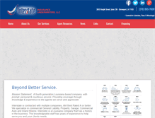 Tablet Screenshot of interstateunderwriters.com